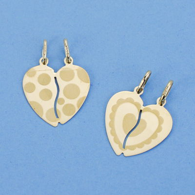 9K COLGANTE CORAZON ORO...