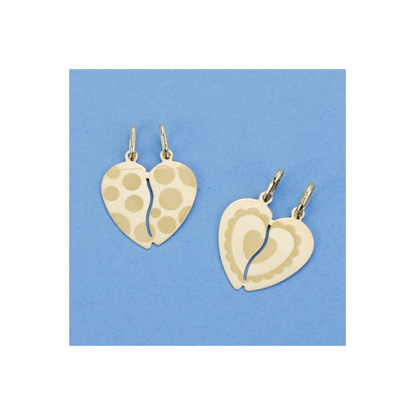 9K COLGANTE CORAZON ORO AMARILLO...