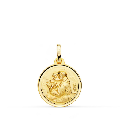 9K MEDALLA ORO AMARILLO SAN...