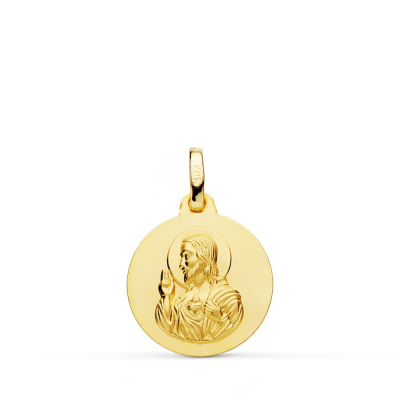 9K MEDALLA CORAZON DE JESUS...