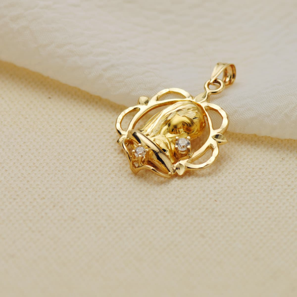 9K MEDALLA ORO AMARILLO VIRGEN NIÑA...