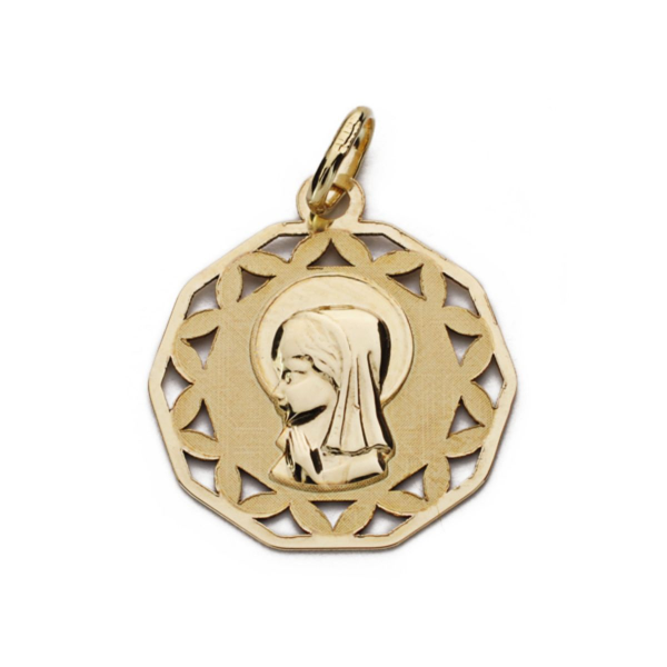 9K MEDALLA ORO AMARILLO VIRGEN NIÑA...