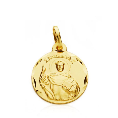 9K MEDALLA ORO AMARILLO SAN...