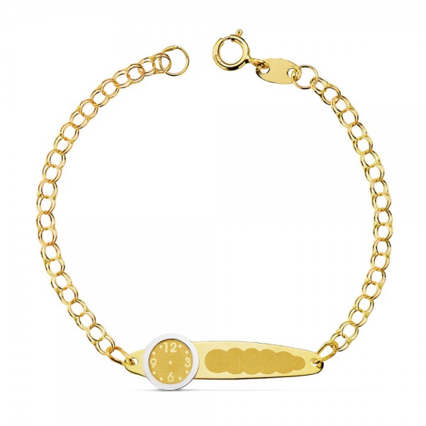 18K ESCLAVA ORO AMARILLO HUNGARA...