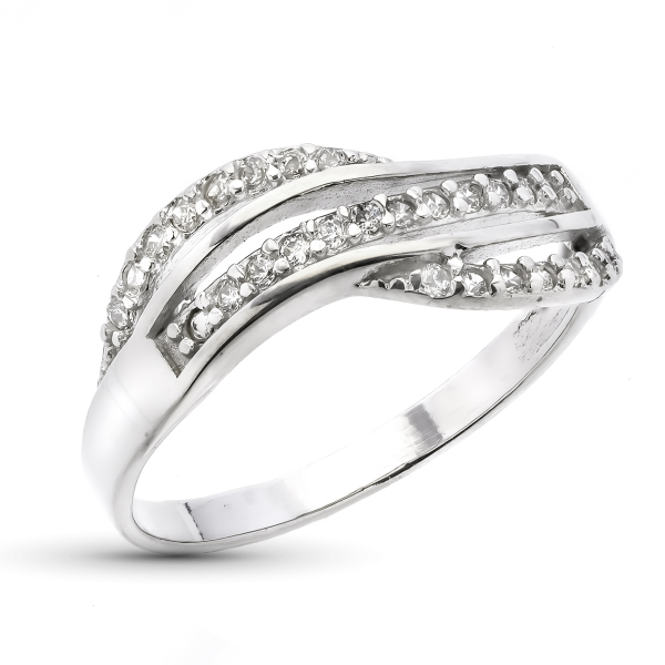 9K SORTIJA ORO BLANCO CIRCONITAS