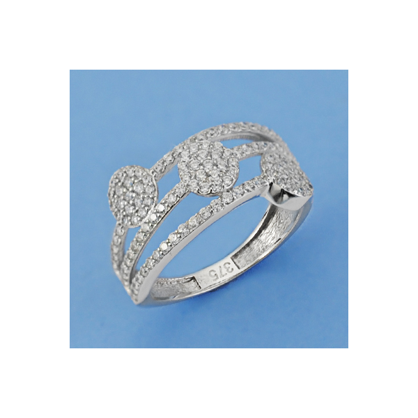 9K SORTIJA ORO BLANCO CIRCONITAS