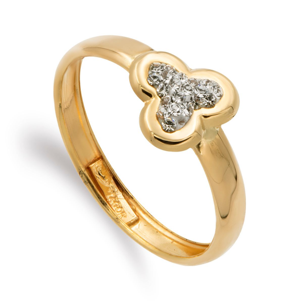 9K SORTIJA ORO AMARILLO BANDA CON...