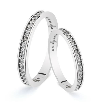 18K ALIANZA ORO BLANCO...