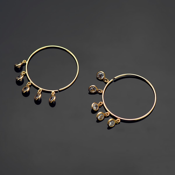 18K AROS ORO AMARILLO HILO DE 20 MM...