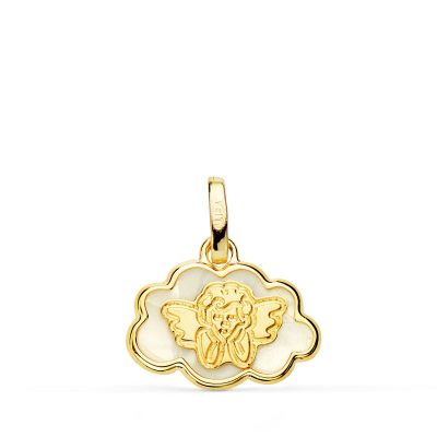 18K COLGANTE ANGELITO...