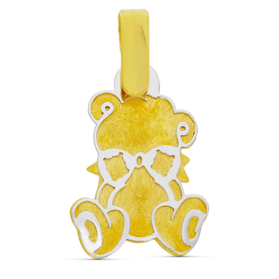 18K COLGANTE ORO BICOLOR...