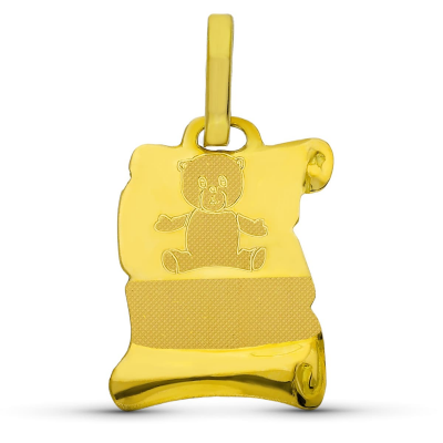 18K PERGAMINO ORO AMARILLO...