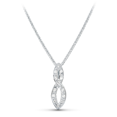 18K GARGANTILLA ORO BLANCO...