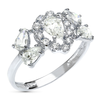 18K SORTIJA ORO BLANCO... 2