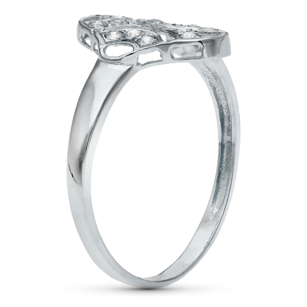 18K SORTIJA ORO BLANCO JUEGO NOVIA...