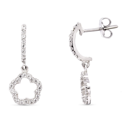 18K PENDIENTES LARGOS ORO...