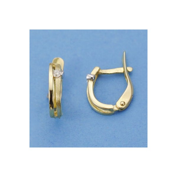 18K PENDIENTES ORO BICOLOR DIAMANTES... 18K PENDIENTES ORO BICOLOR DIAMANTES...