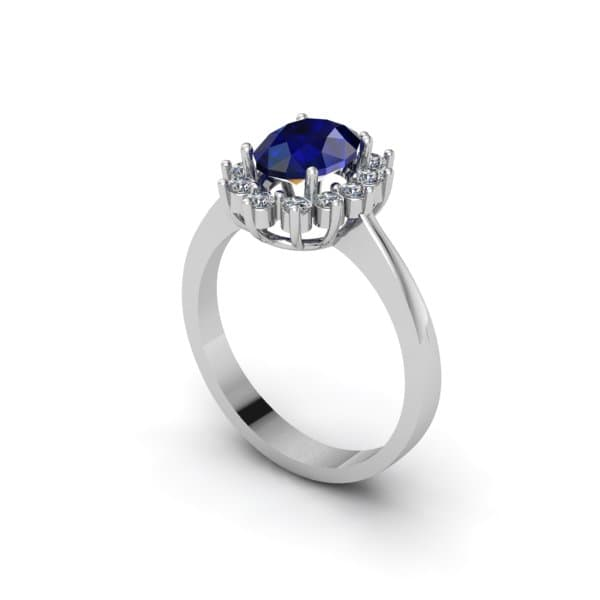 18K SORTIJA ORO BLANCO CUAJO CON...