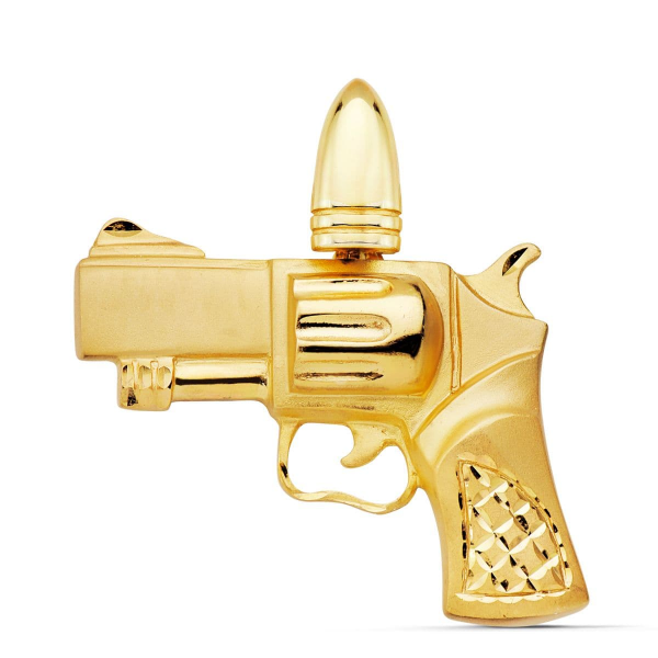 18K COLGANTE PISTOLA 46X39 MM