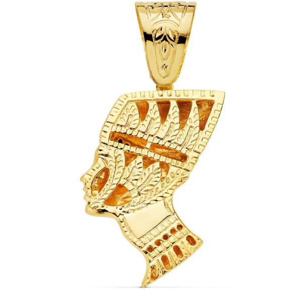 18K COLGANTE ESFINGE NEFERTITI...