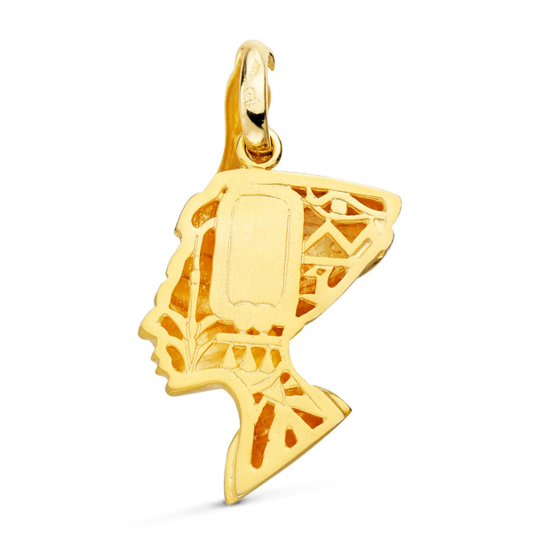 18K COLGANTE ORO BICOLOR NEFERTITI...