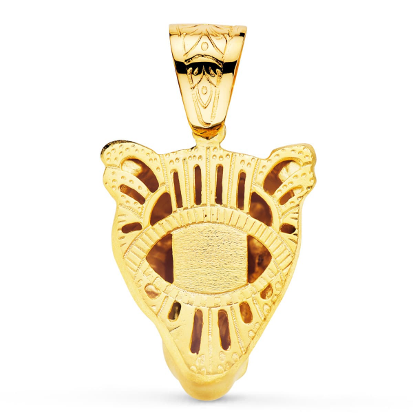 18K COLGANTE PUMA GIGANTE. 40X34 MM