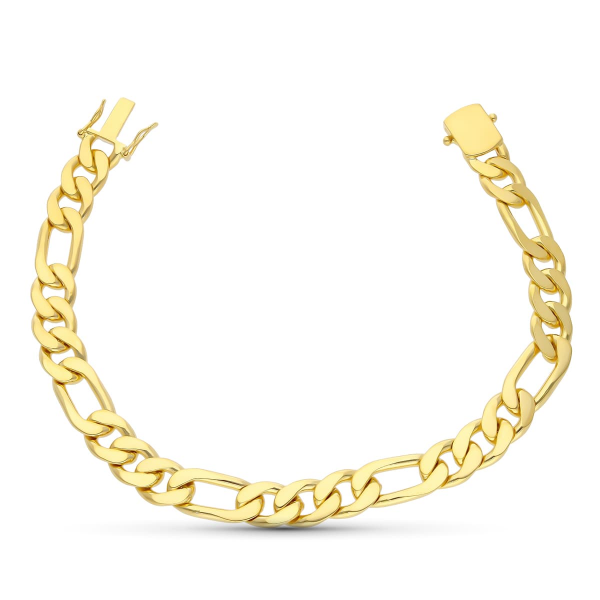 18K PULSERA ORO AMARILLO MACIZA 21.5...
