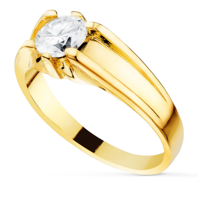 18K SOLITARIO ORO AMARILLO... 2