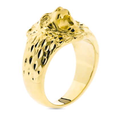 18K SELLO ORO AMARILLO LEON... 2