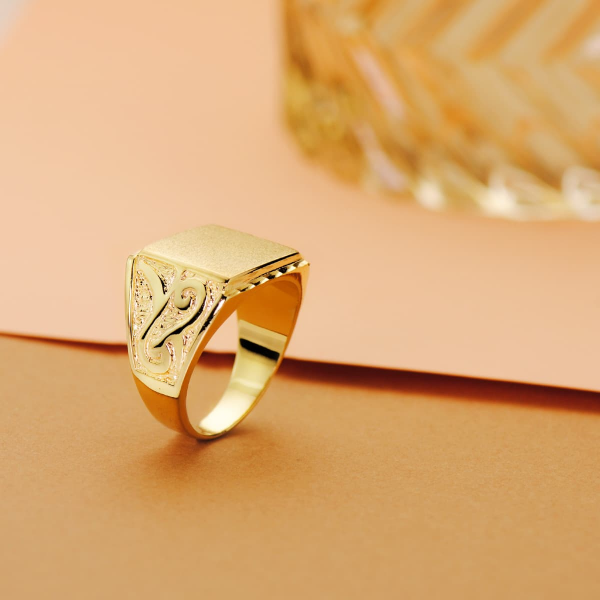 18K SELLO ORO AMARILLO CABALLERO ZONA...