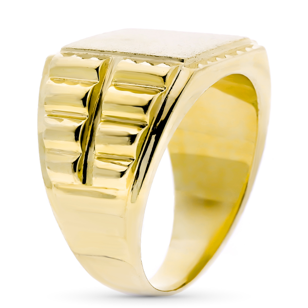18K SELLO ORO AMARILLO CABALLERO...