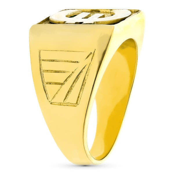 18K SELLO ORO AMARILLO EURO BRILLO...