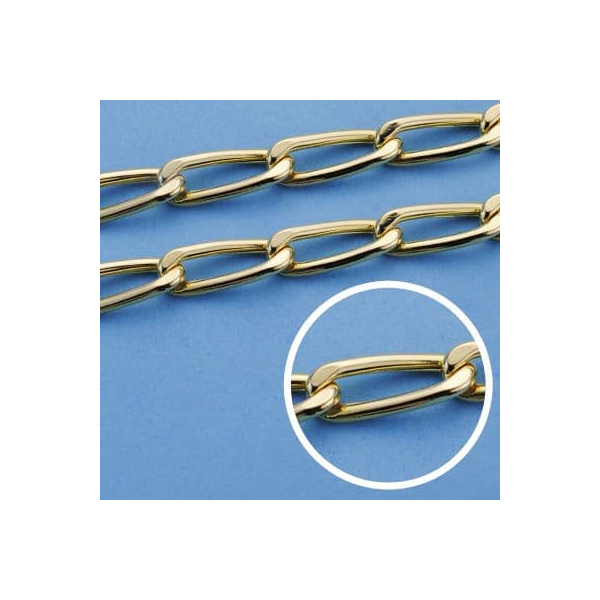 18K COLLAR ORO AMARILLO BILBAO HUECO...