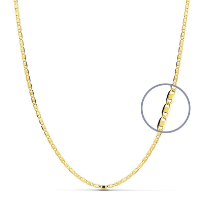 18K CADENA MACIZA PLANA 45...