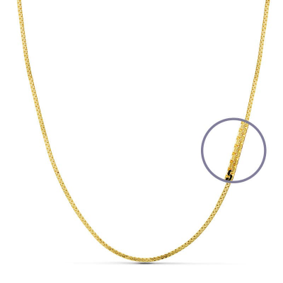 18K CADENA MACIZA PLANA 40...