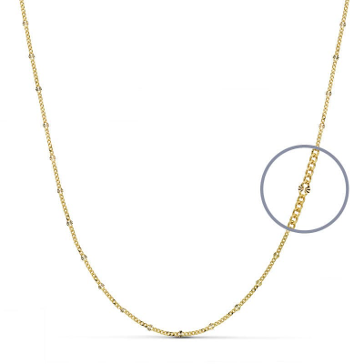 18K CADENA MACIZA...