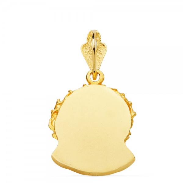 18K CABEZA CRISTO DE MURILLO 21X17 MM