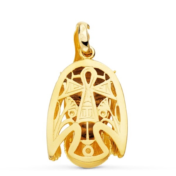 18K COLGANTE ORO BICOLOR NEFERTARI...
