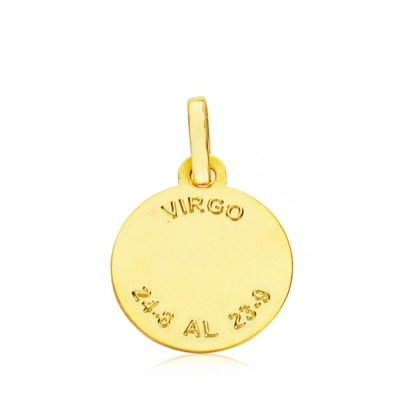 18K HOROSCOPO VIRGO 13 MM 2