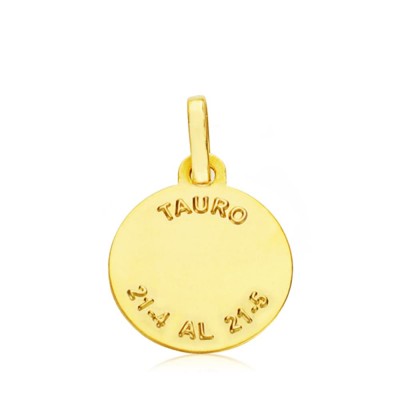 18K HOROSCOPO TAURO 13 MM 2