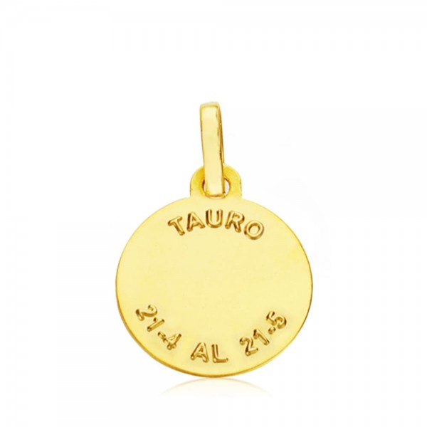 18K HOROSCOPO TAURO 13 MM