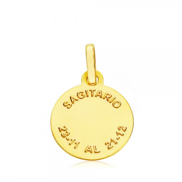 18K HOROSCOPO SAGITARIO 13 MM