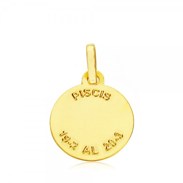 18K HOROSCOPO PISCIS 13 MM