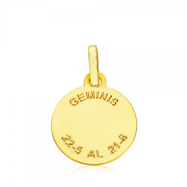 18K HOROSCOPO GEMINIS 13 MM