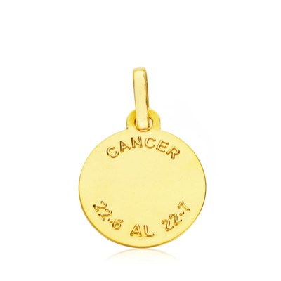 18K HOROSCOPO CANCER 13 MM 2