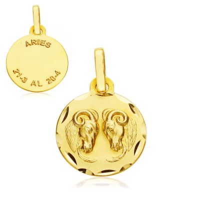 18K HOROSCOPO ARIES 13 MM