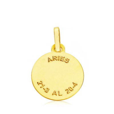 18K HOROSCOPO ARIES 13 MM 2