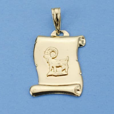 18K HOROSCOPO ARIES PERGAMINO