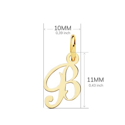 18K COLGANTE LETRA  B... 2