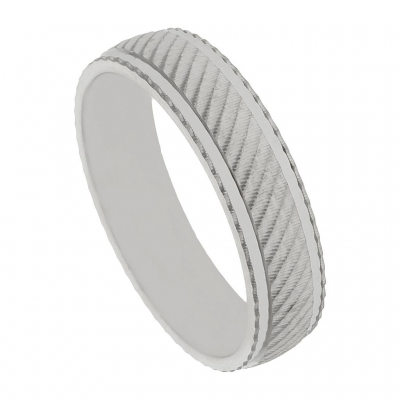 ALIANZA TALLADA PLATA 925MM...